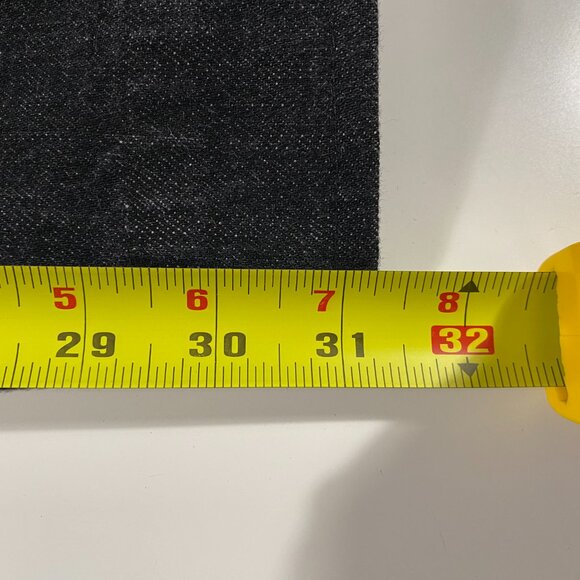 Naked & Famous Denim Weird Guy Faded Black Selvedge Jeans men's size 36x31 - Picture 8 of 9